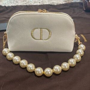 Christian Dior makeup bag